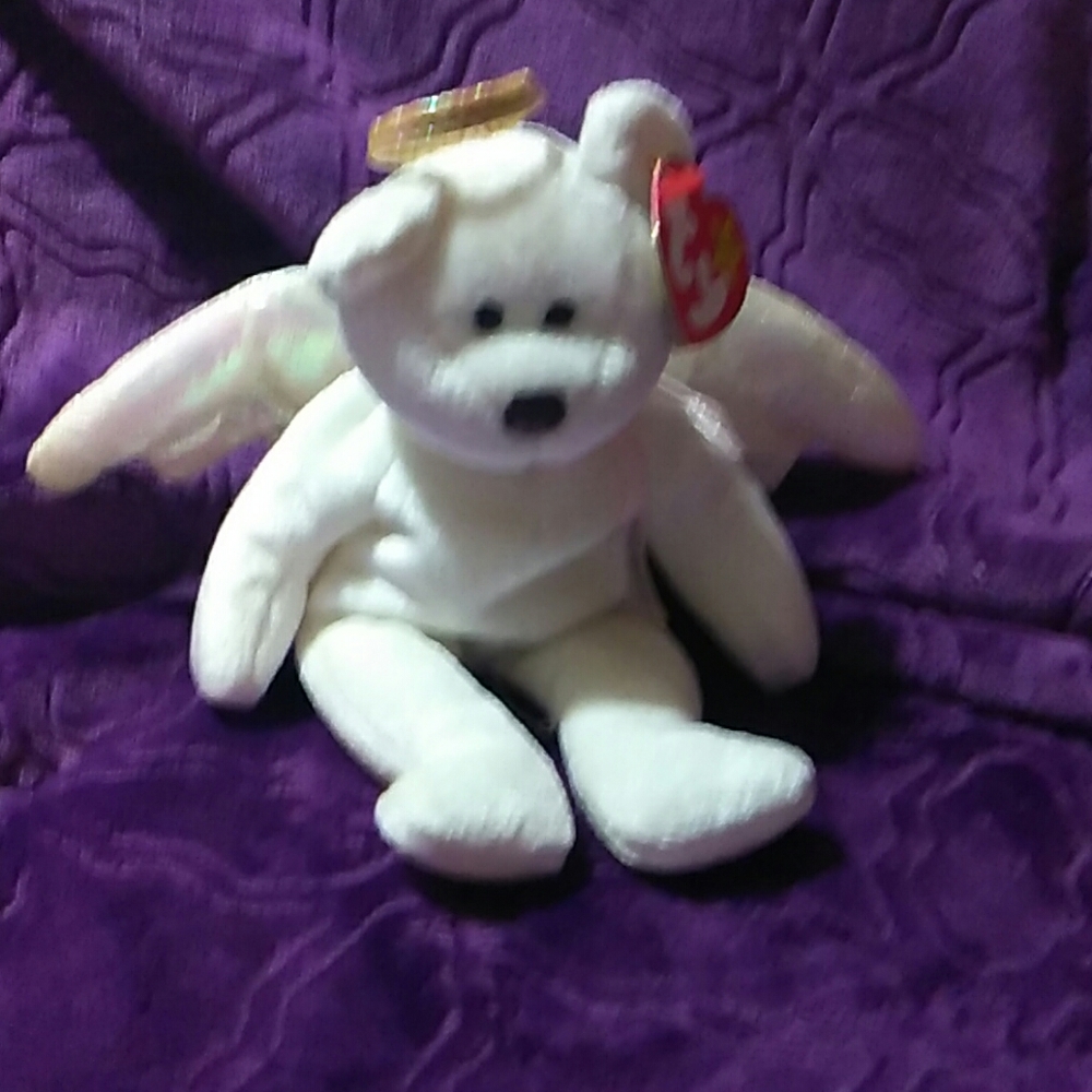 Rare HALO beanie baby 1998